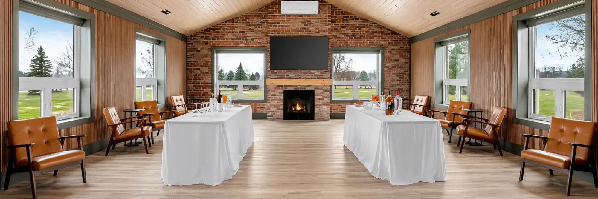 Private corporate event space at Limestone Bay Estate in Ontario